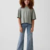 Kinder-Jeans mit niedriger Leibhöhe und lockerem Flare-Schnitt