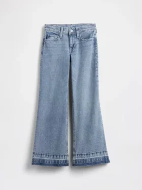 Kinder-Jeans mit niedriger Leibhöhe und lockerem Flare-Schnitt