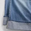 Kinder-Jeans mit niedriger Leibhöhe, weitem Bein und lockerer Passform