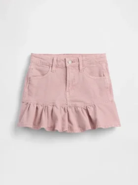 Kinder-Jeans-Röcke mit Rüschen