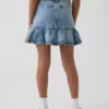 Kinder-Jeans-Röcke mit Rüschen