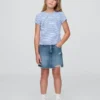 Kinder-Jeans-Rock mit hoher Taille