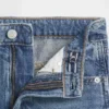Kinder-Jeans-Rock mit hoher Taille