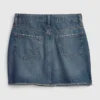 Kinder-Jeans-Rock mit hoher Taille