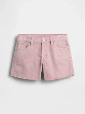 Kinder-Jeans-Shorts mit niedriger Leibhöhe