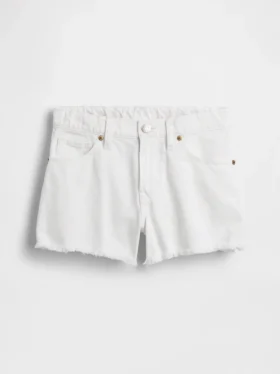 Kinder-Jeans-Shorts mit niedriger Leibhöhe
