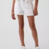Kinder-Jeans-Shorts mit niedriger Leibhöhe