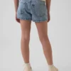 Kinder-Jeans-Shorts mit niedriger Leibhöhe