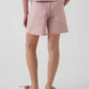 Kinder-Jeans-Shorts mit niedriger Leibhöhe