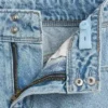 Kinder-Jeans-Shorts mit niedriger Leibhöhe