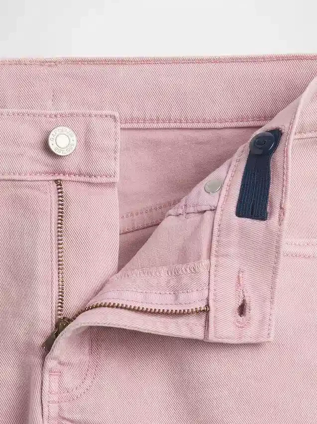 Kinder-Jeans-Shorts mit niedriger Leibhöhe