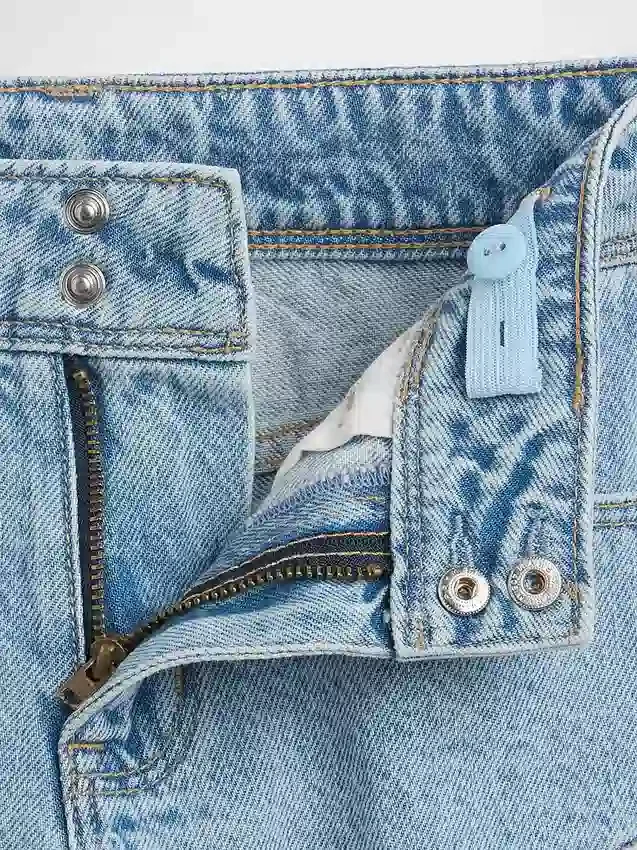 Kinder-Jeans-Shorts mit niedriger Leibhöhe