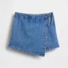 Kinder-Jeans-Wickelrock