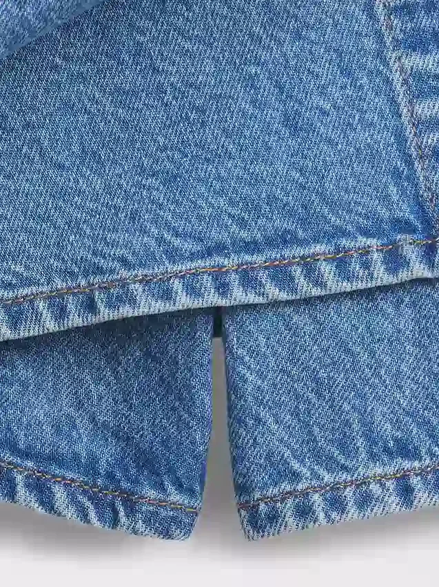 Kinder-Jeans-Wickelrock