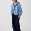 Kinder-Jeansjacke mit Kapuze in lockerer Passform