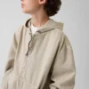 Kinder-Jeansjacke mit Kapuze in lockerer Passform