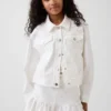 Kinder-Jeansjacke mit Ösen