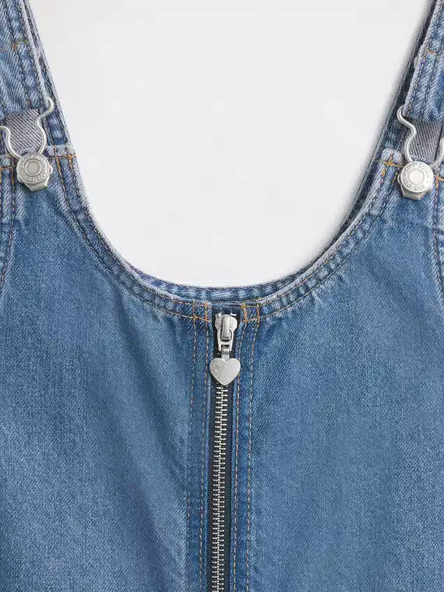 Kinder-Jeansrock mit Reißverschluss