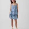 Kinder-Jeansrock mit Stufenschnitt