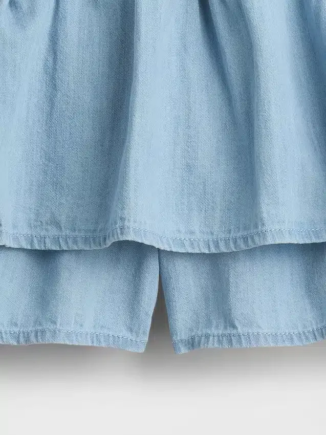 Kinder-Jeansrock mit Stufenschnitt
