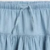 Kinder-Jeansrock mit Stufenschnitt