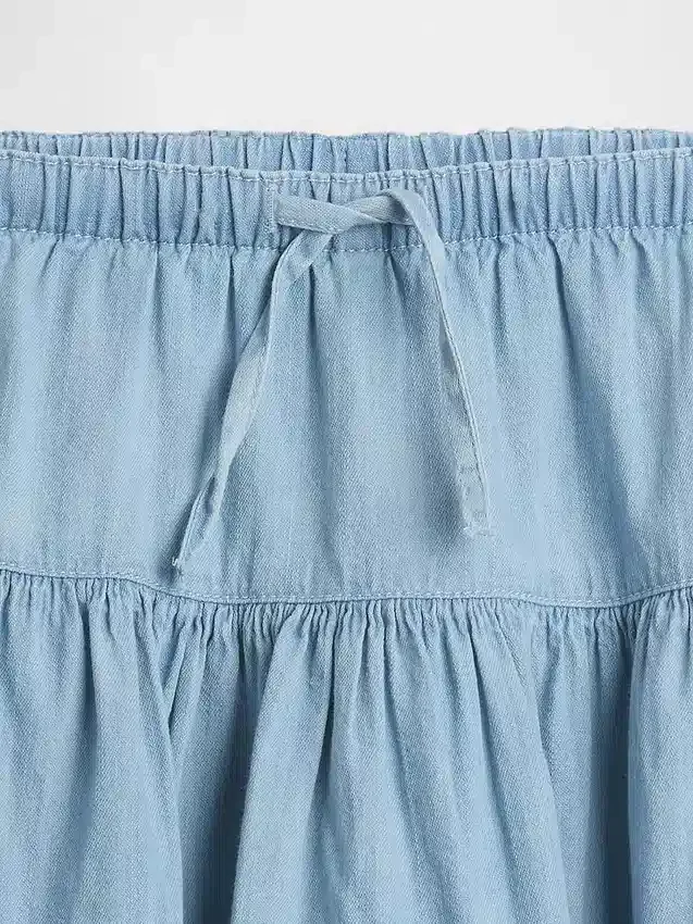 Kinder-Jeansrock mit Stufenschnitt