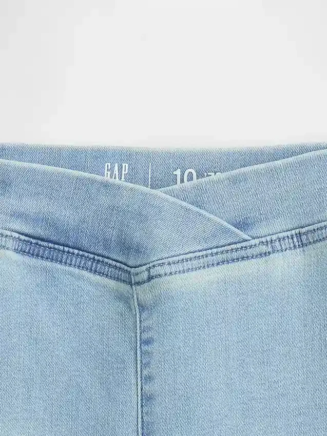 Kinder-Jeggings mit hoher Leibhöhe und ausgestelltem Bein