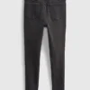 Kinder-Jeggings mit hoher Leibhöhe und Used-Look