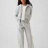 Kinder-Jogginghose „Vintagesoft“ im lockeren Schnitt mit Spitzenbesatz