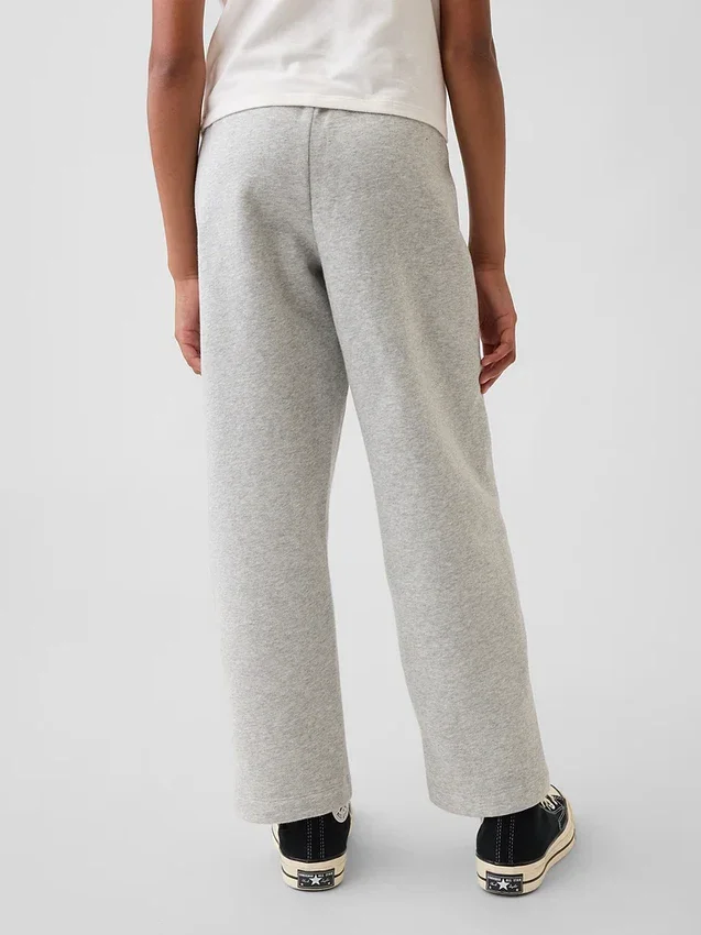 Kinder-Jogginghose „Vintagesoft“ im lockeren Schnitt mit Spitzenbesatz