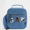 Kinder-Lunch-Tasche aus Denim mit Logo