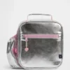 Kinder-Lunch-Tasche in Metallic-Optik