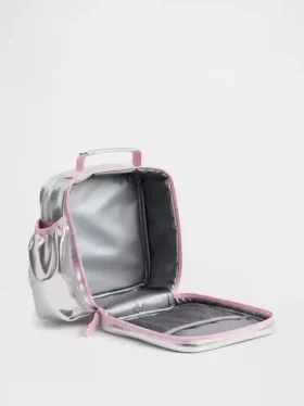 Kinder-Lunch-Tasche in Metallic-Optik
