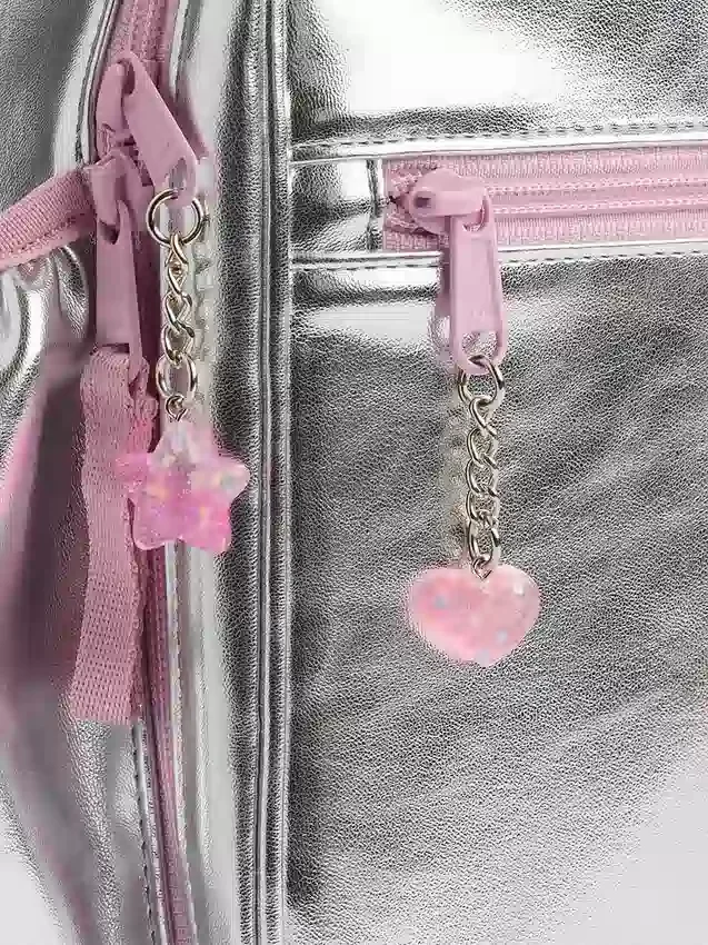 Kinder-Lunch-Tasche in Metallic-Optik
