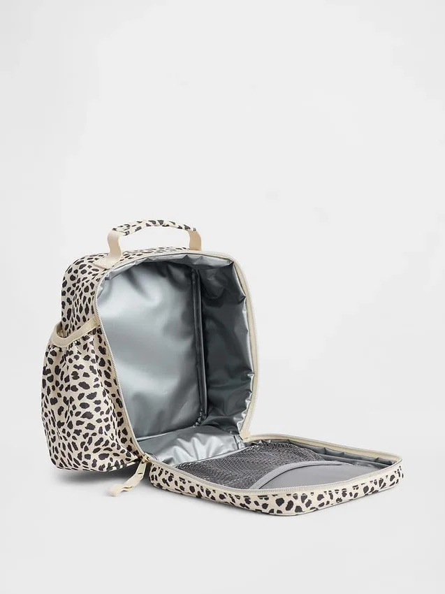 Kinder-Lunch-Tasche mit Leopardenmuster