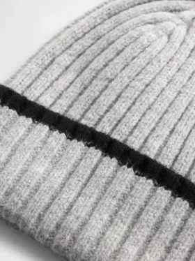 Kinder-Mütze aus CashSoft-Rippstrick