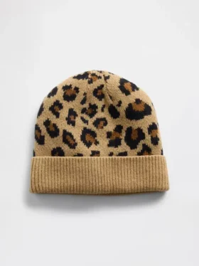 Kinder-Mütze „CashSoft Leopard“
