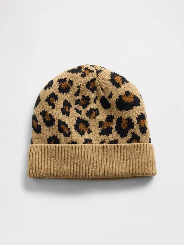 Kinder-Mütze „CashSoft Leopard“