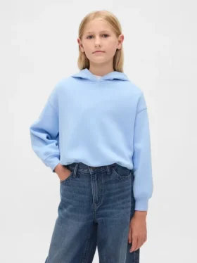 Kinder-Oversize-Bubble-Hoodie aus Vintagesoft