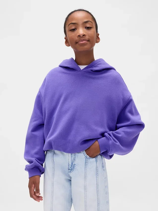 Kinder-Oversize-Bubble-Hoodie aus Vintagesoft