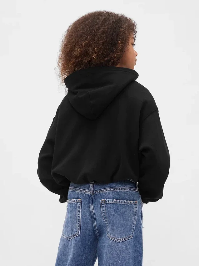 Kinder-Oversize-Bubble-Hoodie aus Vintagesoft