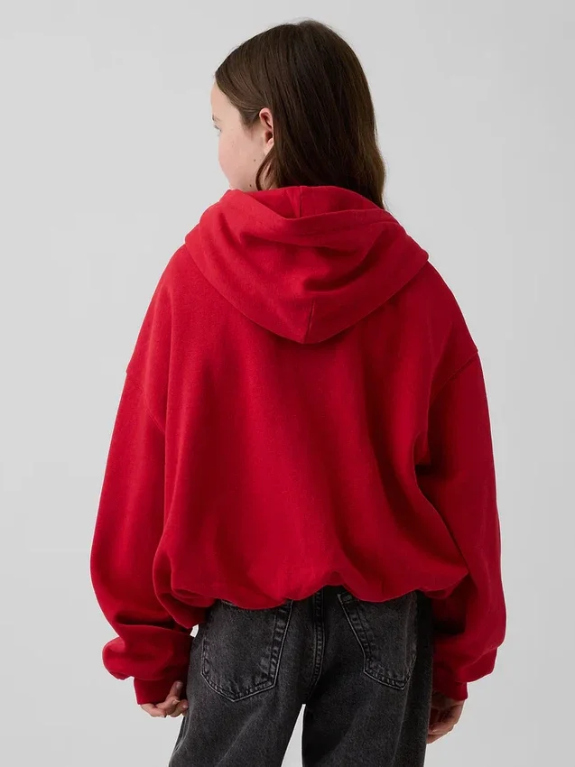 Kinder-Oversize-Bubble-Hoodie aus Vintagesoft