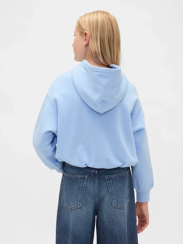Kinder-Oversize-Bubble-Hoodie aus Vintagesoft