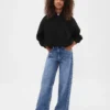Kinder-Oversize-Bubble-Hoodie aus Vintagesoft