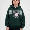 Kinder-Oversize-Hoodie „Vintagesoft“ mit Hello Kitty