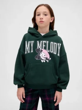 Kinder-Oversize-Hoodie „Vintagesoft“ mit Hello Kitty