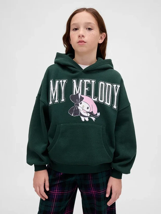 Kinder-Oversize-Hoodie „Vintagesoft“ mit Hello Kitty