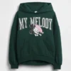Kinder-Oversize-Hoodie „Vintagesoft“ mit Hello Kitty