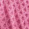Kinder-Oversize-Pullover mit Rundhalsausschnitt aus Häkelstoff