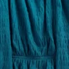 Kinder-Peplum-Oberteil aus Crinkle-Stoff